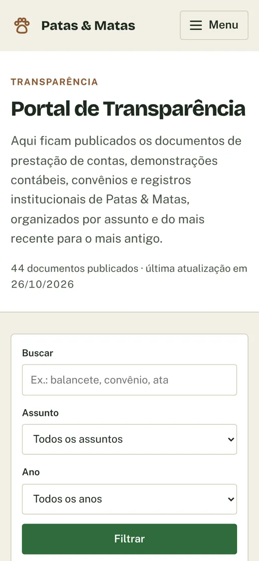 Tema Meio Ambiente no celular