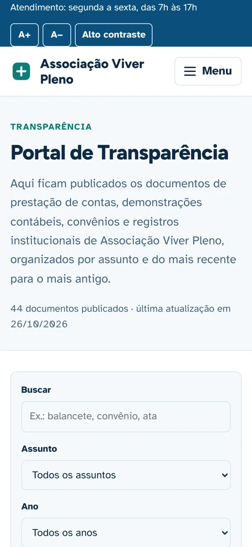Tema Saúde no celular